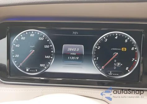 2015 Mercedes-Benz S 550 4Matic из США, поврежденный, VIN WDDUG8FBXFA123544